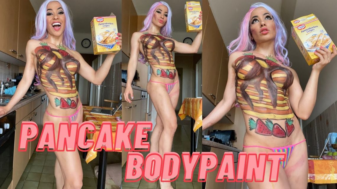 BodyPainting Pancakes / Como Pintar Pancakes / How To Paint Pancakes BodyPaint / Pancakes Paint