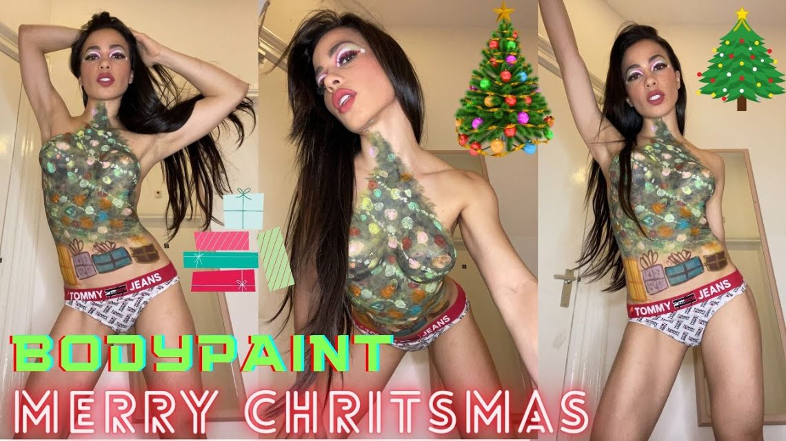 Merry CHRISTMAS BodyPaint / Navidad BodyPainting / Pintura Corporal Navidad / CHRISTMAS makeUP