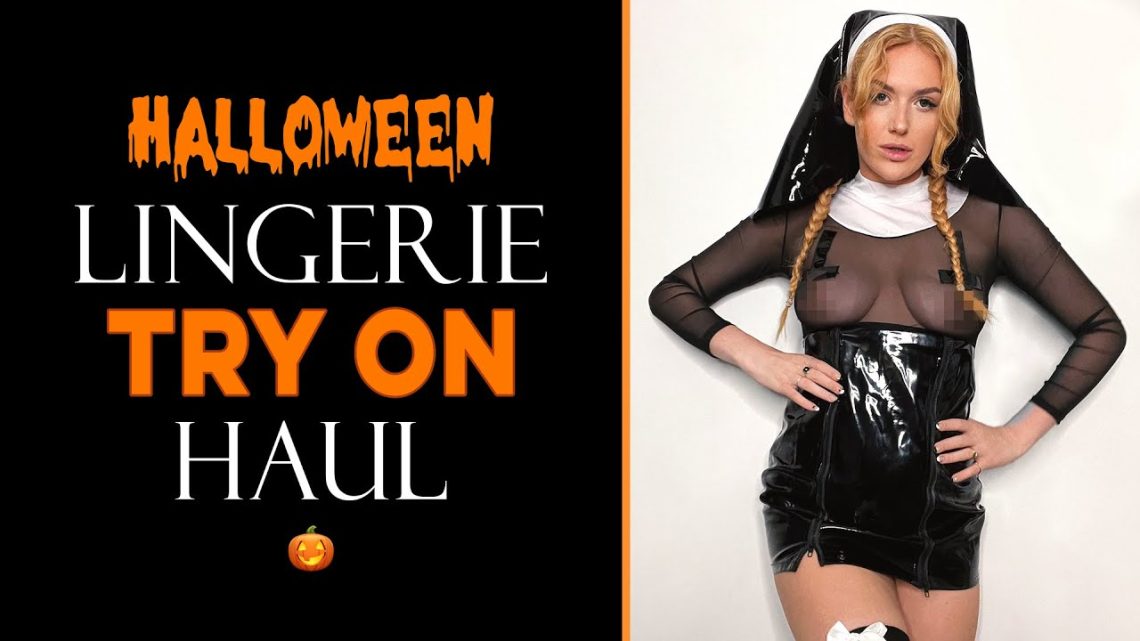 *SEXY* HALLOWEEN LINGERIE TRY ON HAUL