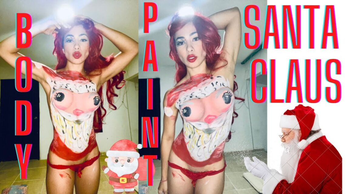 Santa Claus BodyPaint / How to Paint Santa Claus / Pintura Corporal PAPA NOEL Como Pintar Papa noel