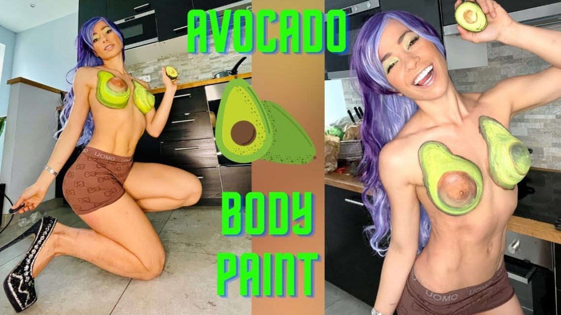 Avocado Body Paint // Body Painting Aguacate
