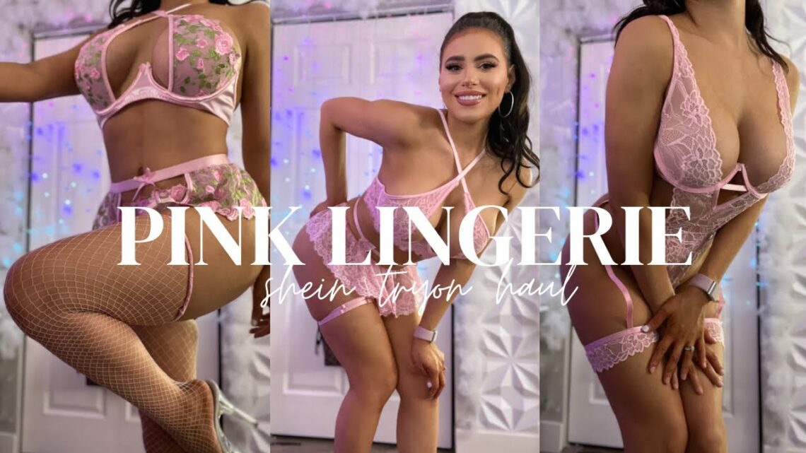 💖Pink Lingerie💖 Try On Haul | #sheinhaul