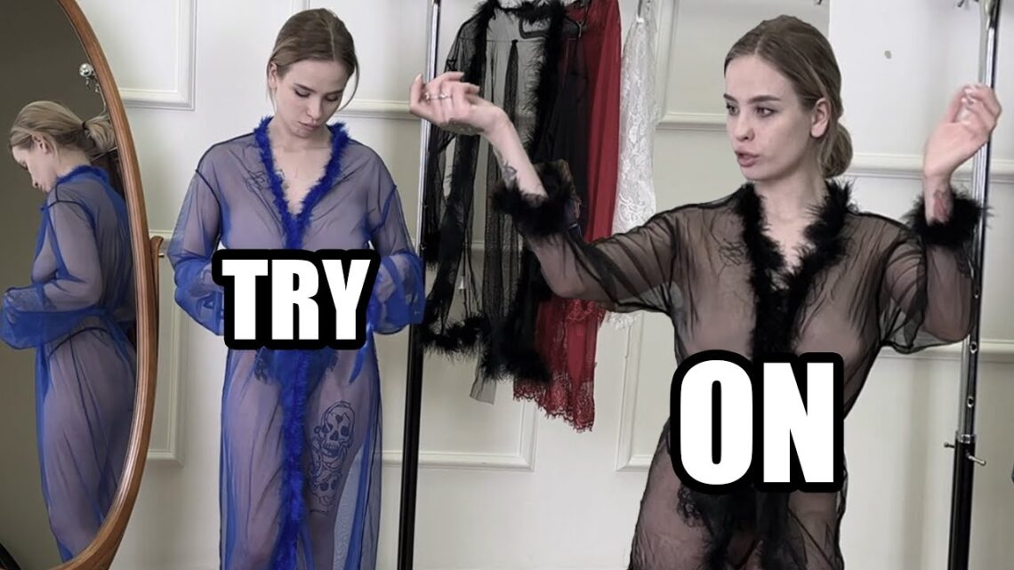 In English. TINY ROBES🔥 Try on Haul